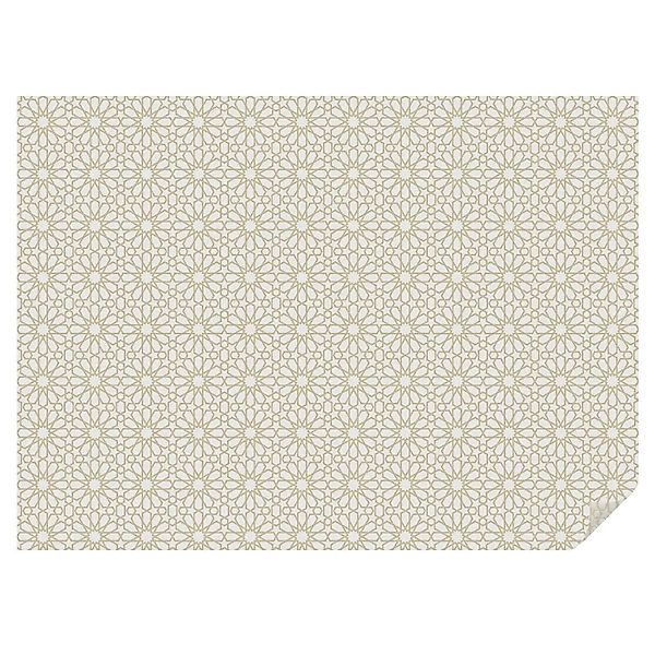 Tulup Fensterfolie Geometrische Muster Milchglasfolie 200x146 cm Weiß Milch günstig online kaufen