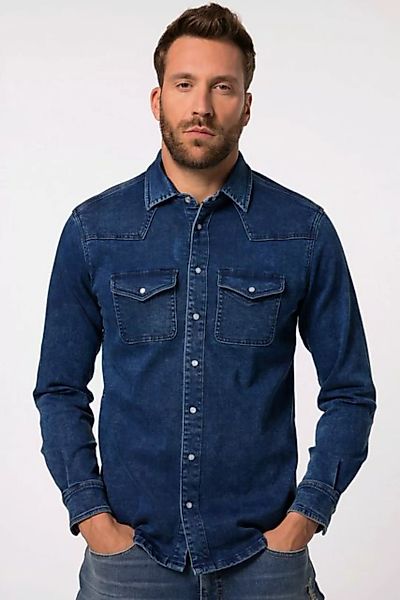 JP1880 Businesshemd JP 1880 Jeanshemd FLEXNAMIC® Denim Langarm günstig online kaufen