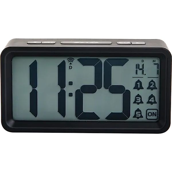 technoline Funkwecker WT 496 Schwarz 5 Alarmzeiten günstig online kaufen