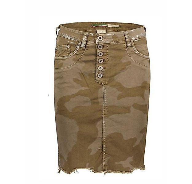 PLEASE Jeansrock mit Camouflage-Muster günstig online kaufen