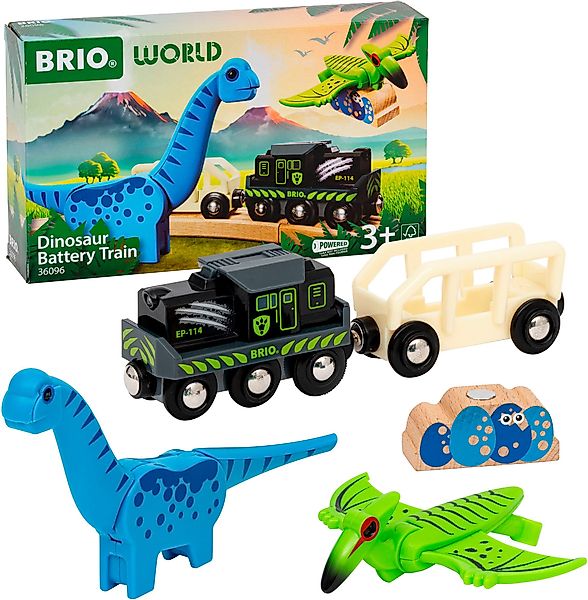 BRIO® Spielzeug-Eisenbahn BRIO® WORLD, Dinosaurier Batteriezug, günstig online kaufen
