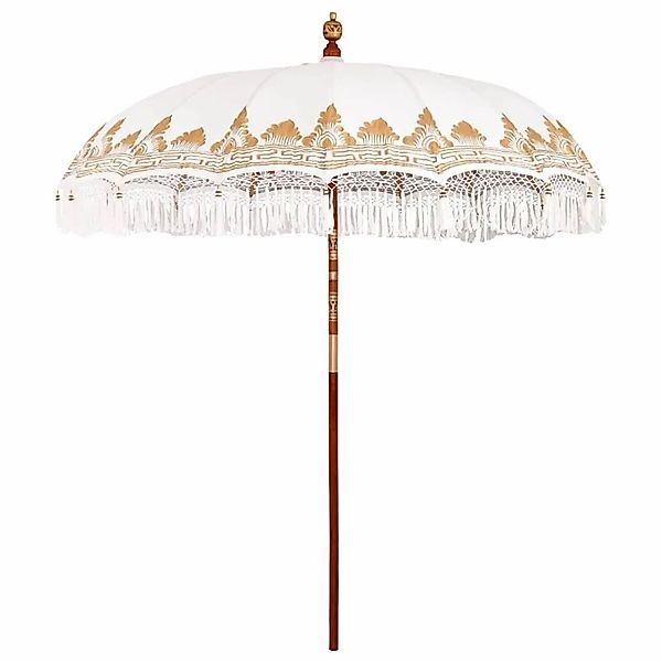 vidaXL Balinesischer Sonnenschirm Creme 215 x 215 x 260 cm 42006453 günstig online kaufen
