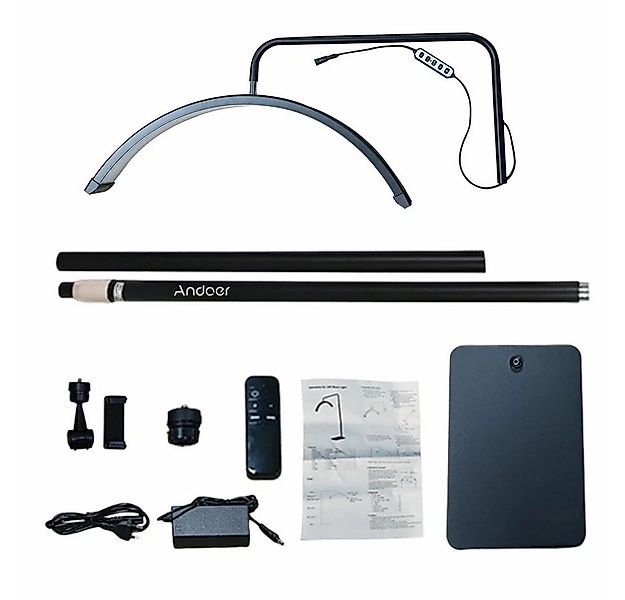 Andoer LED Stehlampe Andoer HD-M6X 36W Boden-LED-Videoleuchte 3200K-5600K D günstig online kaufen