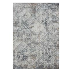 Rechteckiger Kurzflor Teppich 160x230 cm und 200x290 cm Creme-Hellgrau günstig online kaufen