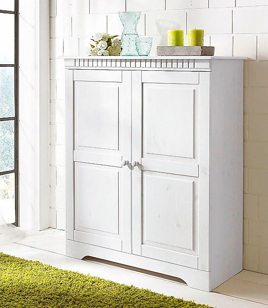 Home affaire Kommode "Cubrix", aus schönem massivem Kiefernholz, Höhe 100 c günstig online kaufen
