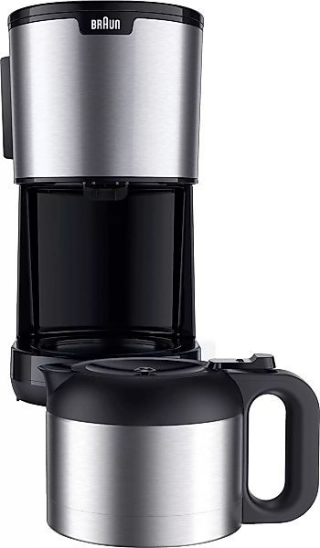 Braun Filterkaffeemaschine »PurShine KF1505 BK«, 1,2 l Kaffeekanne, Papierf günstig online kaufen
