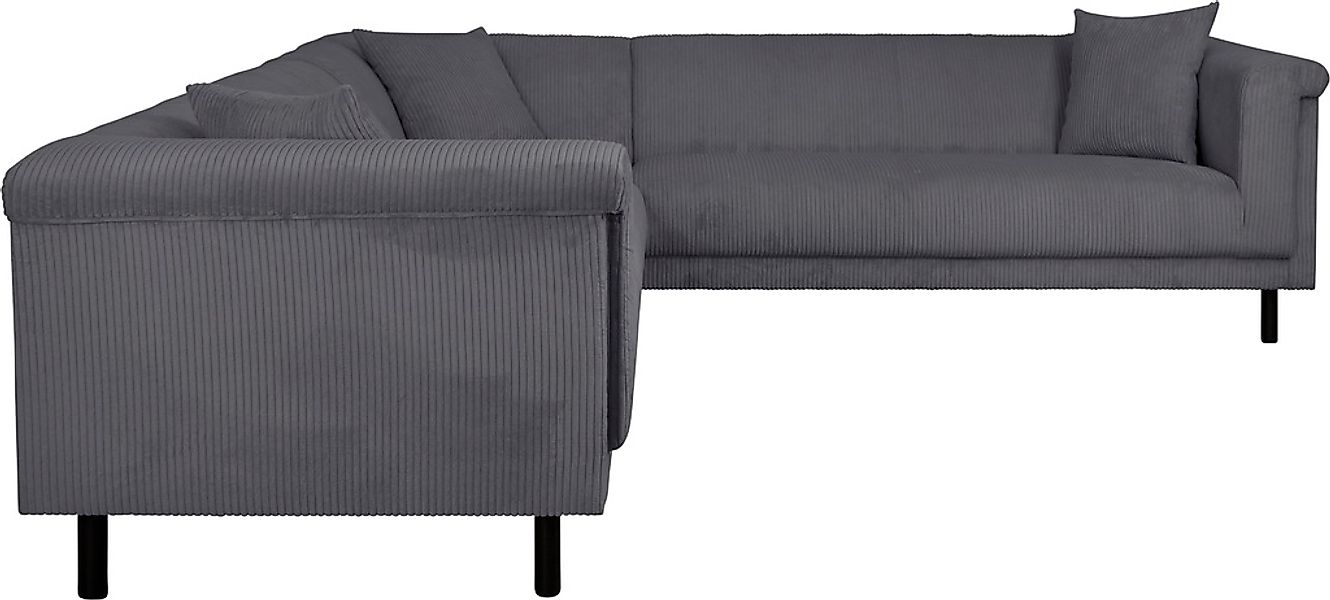 INOSIGN Ecksofa »AGNIA L-Form B/T/H: 244/244/71 cm«, incl. Zierkissen, glei günstig online kaufen