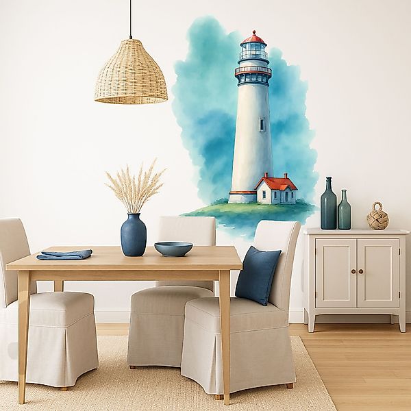 Sunnywall Wandtattoo Aufkleber Maritim Leuchtturm mit günstig online kaufen