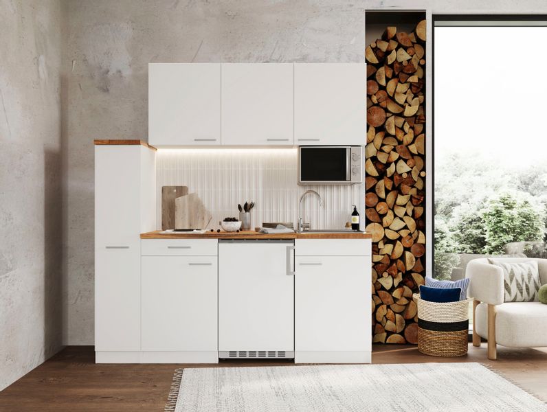 RESPEKTA Küche Luis, mit Duo Kochfeld, günstig online kaufen