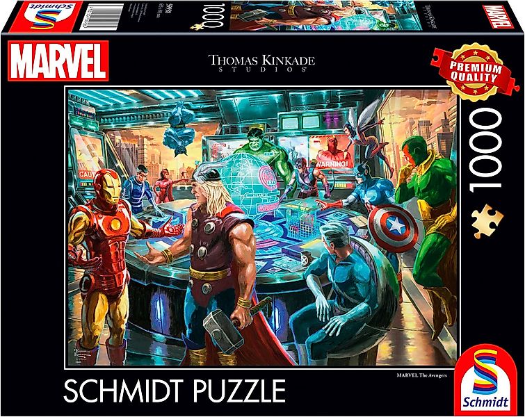 Schmidt Spiele Puzzle The Avengers von Thomas Kinkade, 1000 Puzzleteile, Ma günstig online kaufen