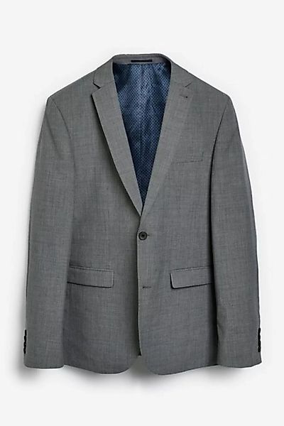 Next Baukastensakko Anzug aus Wollmischgewebe: Tailored Fit Sakko (1-tlg) günstig online kaufen