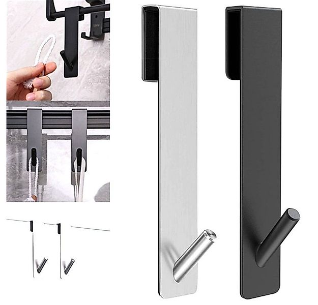 QUBEBU Handtuchhaken Handtuchhalter ohne Bohren, 2er/4er Set, Handtuchhaken günstig online kaufen