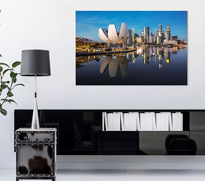 queence Acrylglasbild "Stadt am Meer" günstig online kaufen