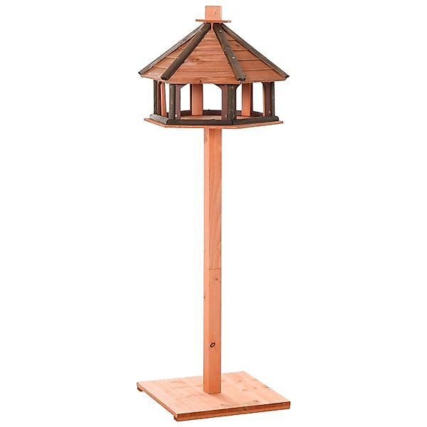 PawHut Vogelhaus Vogelständer Spielstand mit Wasserfestem Dach günstig online kaufen