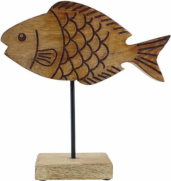 AM Design Dekofigur »Fisch aus Mangoholz und Metall«, Osterdekoration in dr günstig online kaufen