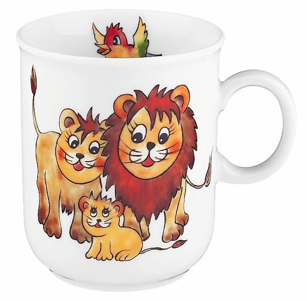 Seltmann Weiden Becher "Compact, Bunte Tierwelt" Becher mit Henkel 0,25 l günstig online kaufen