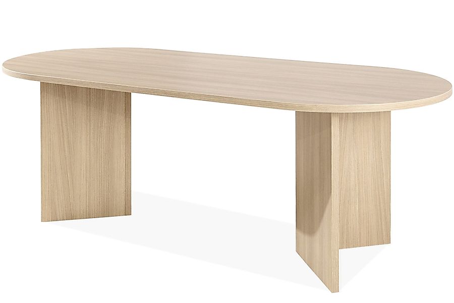 KONSIMO® Esstisch FABER Esszimmertisch, ovaler Tisch, günstig online kaufen