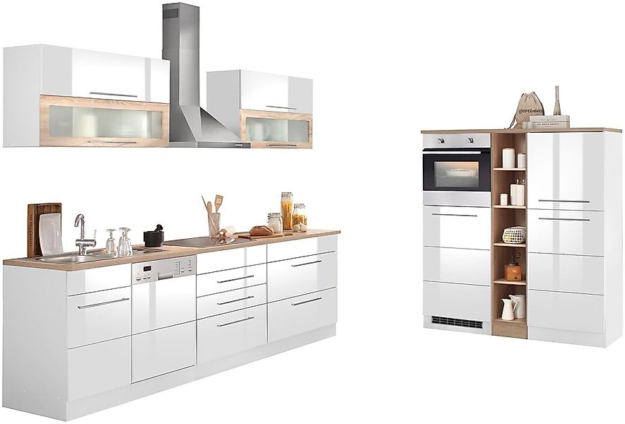 KOCHSTATION Küchenzeile "KS-Wien", Breite 440 cm, wahlweise mit E-Geräten u günstig online kaufen