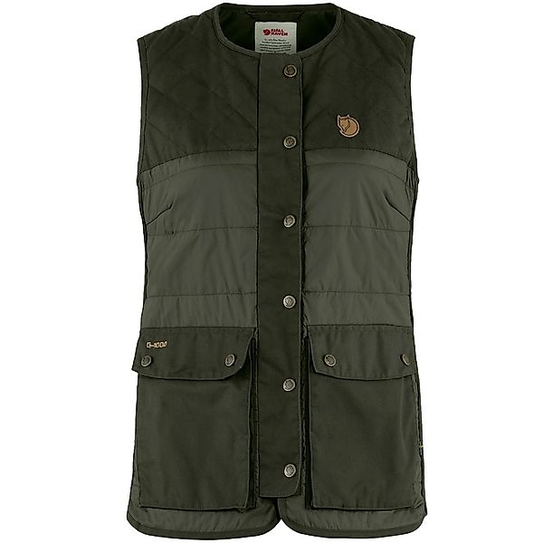 Fjaellraeven Forest Wool Padded Vest Deep Forest günstig online kaufen