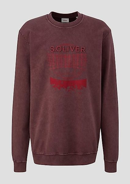 s.Oliver Sweatshirt Sweatshirt mit Front-Print günstig online kaufen