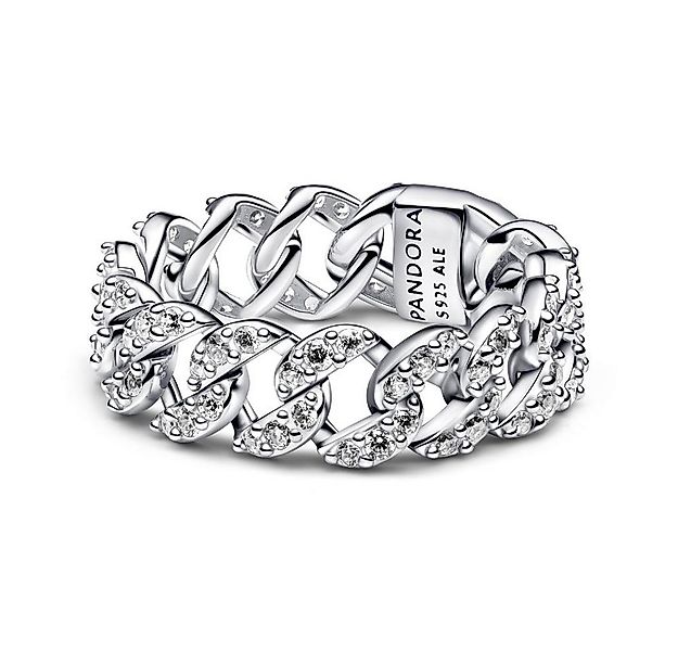 Pandora Fingerring PANDORA Gliederketten Ring für Damen, 925er Silber, Time günstig online kaufen