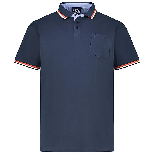 North Poloshirt mit Elasthan Farbe dunkelblau Größe: 7XL günstig online kaufen