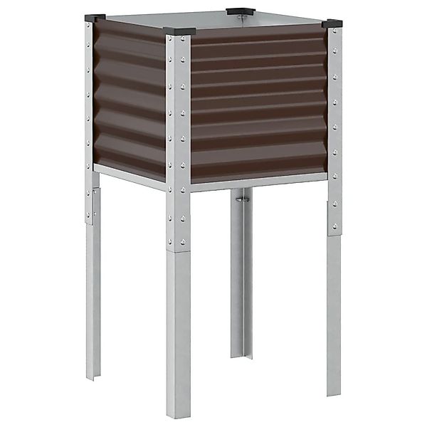 vidaXL Blumentopf Garten-Pflanzgefäß Braun 45 x günstig online kaufen