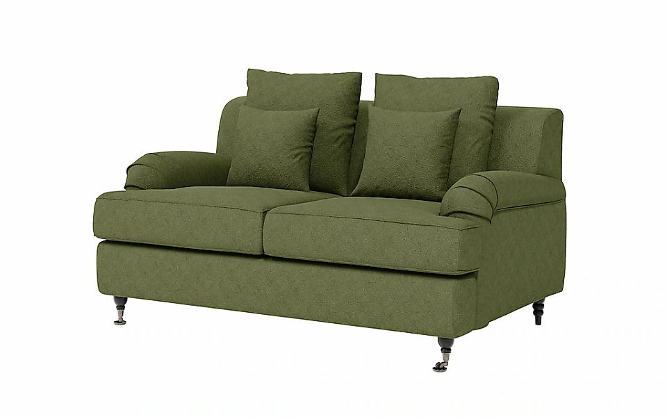 Home affaire 2-Sitzer "NORIN", zwei Fußarten: vorne - Rollen, hinten - Holz günstig online kaufen