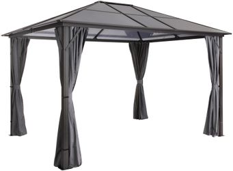 KONIFERA Pavillon "Aruba 2.0" Gestell aus Aluminium, Dach aus Polycarbonat- günstig online kaufen
