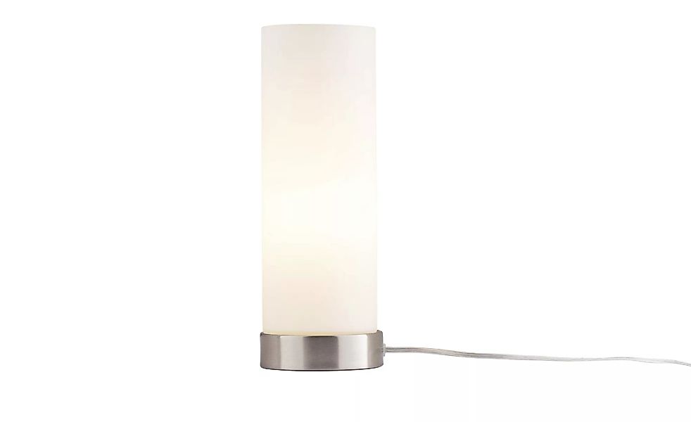KHG Tischlampe aus Glas ¦ silber ¦ Maße (cm): H: 30  Ø: 10.5 Lampen & Leuch günstig online kaufen
