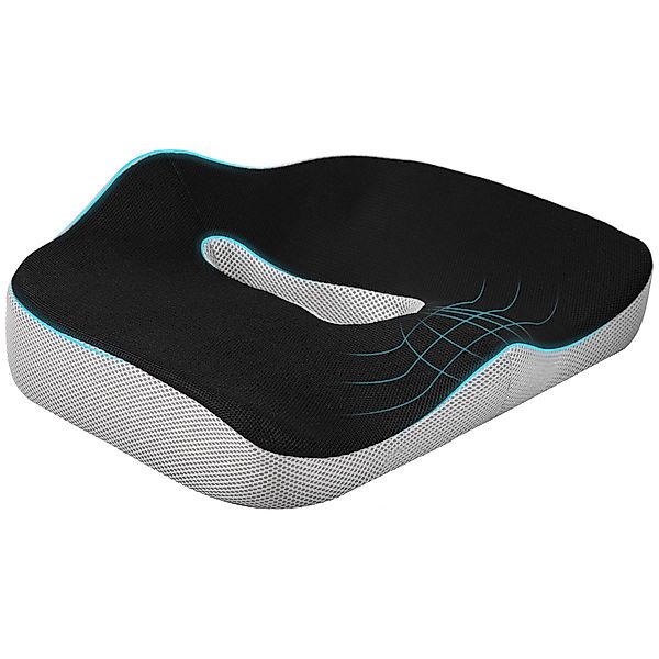 HOMCOM Sitzkissen Orthopädisches Sitzkissen Ergonomisches Sitzkissen günstig online kaufen
