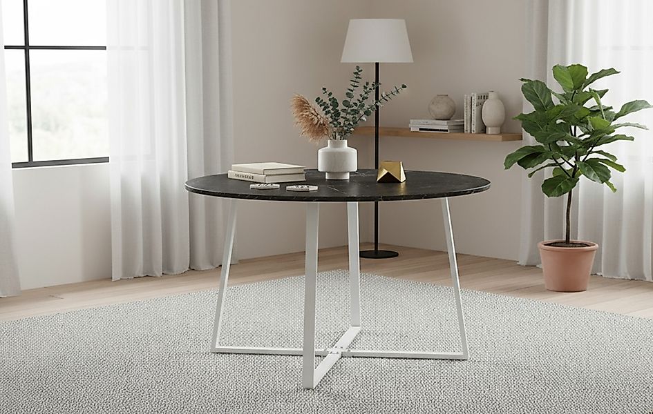 B&D home Esstisch NOA, rund, 110x110cm, günstig online kaufen