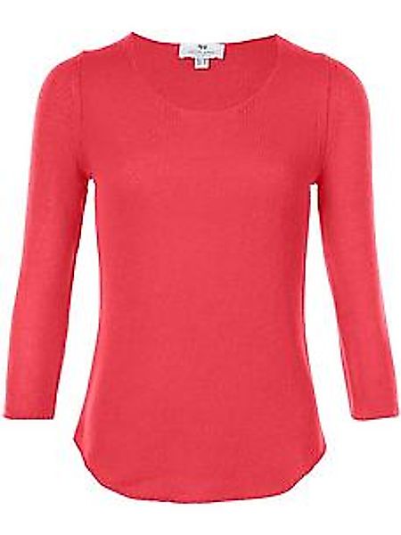 Pullover aus 100% Premium-Kaschmir Peter Hahn rot günstig online kaufen