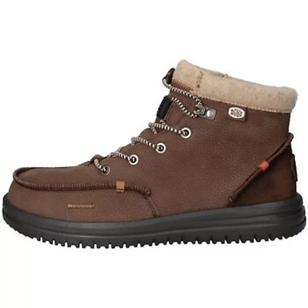 HEYDUDE  Sneaker Bradley Boot Leather Turnschuhe Mann Braun günstig online kaufen