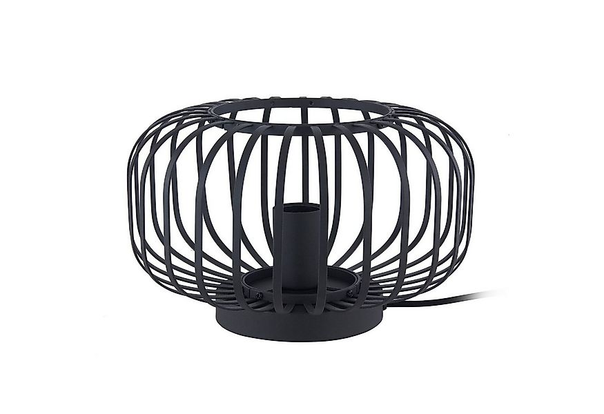 Lindby Tischleuchte Krish, Metall, Schwarz IP20, 1 x 15 W günstig online kaufen