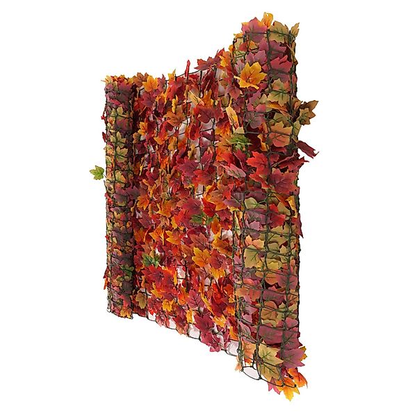 PROREGAL Balkonsichtschutz 150x300x1cm Zaun Ahorn Rot-Gelb günstig online kaufen