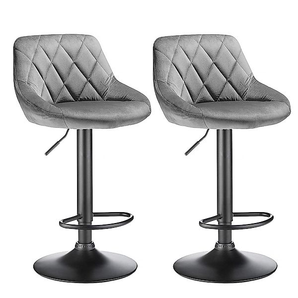 JEOBEST Barhocker Barstühle Bistrohocker Samt Gepolsterte günstig online kaufen