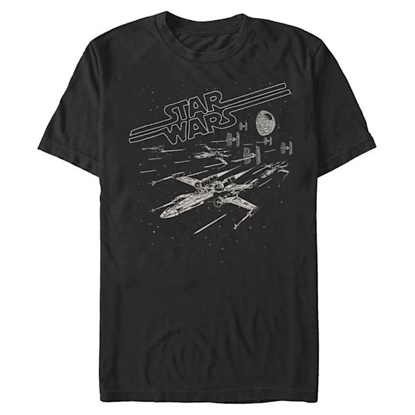 Star Wars - X-Wing Lazer Chase - Männer T-Shirt günstig online kaufen