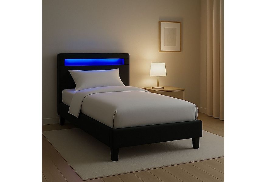 CARO-Möbel Polsterbett HIMALAYA, Polsterbett Einzelbett Jugendbett Bettgest günstig online kaufen