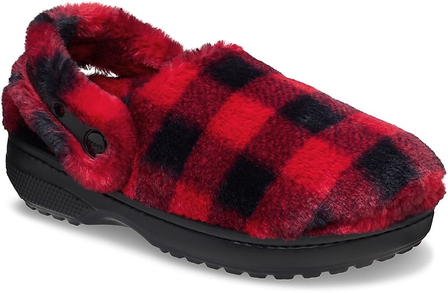 Crocs Hausschuh "Classic Buff Check Cozzy Slipper" Pantoffel, Mule mit kari günstig online kaufen