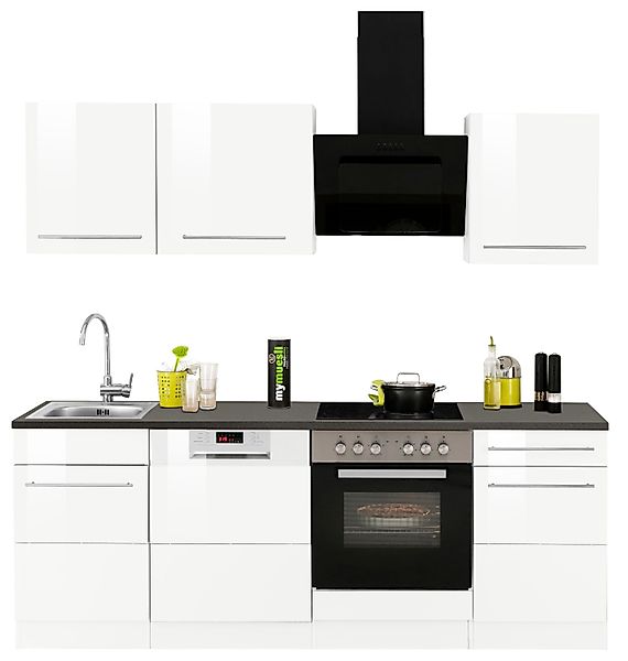 KOCHSTATION Küchenzeile KS-Trient, Breite 220 cm, günstig online kaufen