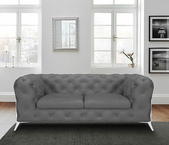 Leonique Chesterfield-Sofa "Amaury", aufwändige Knopfheftung, moderne Chest günstig online kaufen