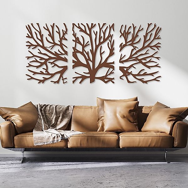 EYOKA Wanddekoobjekt 3D Wandbild aus Holz günstig online kaufen