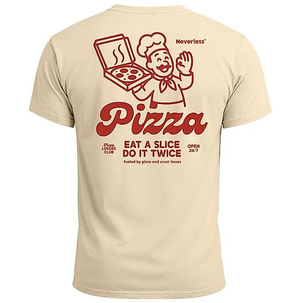 Neverless Print-Shirt Herren T-Shirt Backprint Pizza Print Spruch Lustig Gr günstig online kaufen