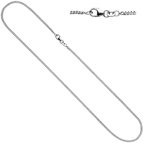 SIGO Panzerkette 925 Silber 1,7 mm 45 cm Kette Halskette Silberkette Karabi günstig online kaufen