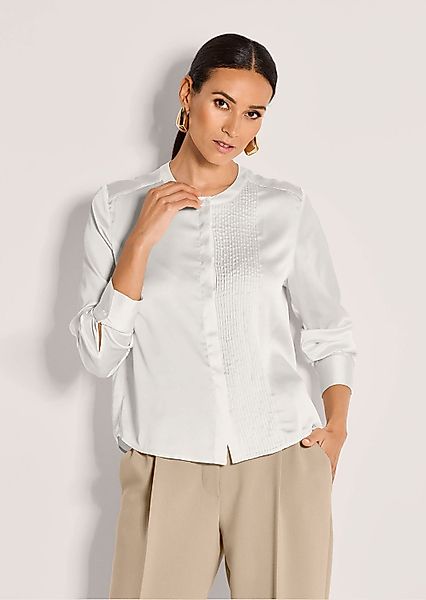 MADELEINE Langarmbluse Elegante Bluse mit Zierblenden günstig online kaufen