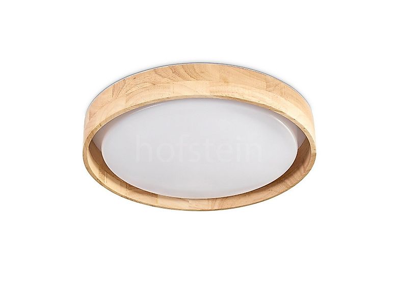 hofstein Deckenleuchte dimmbare Deckenleuchte aus Holz/Metall/Kunststoff in günstig online kaufen