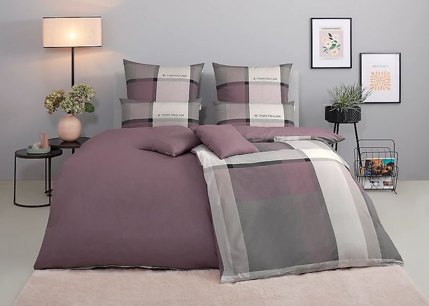 TOM TAILOR HOME Bettwäsche "Lenny in Gr. 135x200 oder 155x220 cm" 3 mit GRA günstig online kaufen