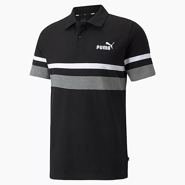 PUMA Essentials Stripe Herrenpoloshirt | Mit Aucun | Schwarz | Größe: XL günstig online kaufen