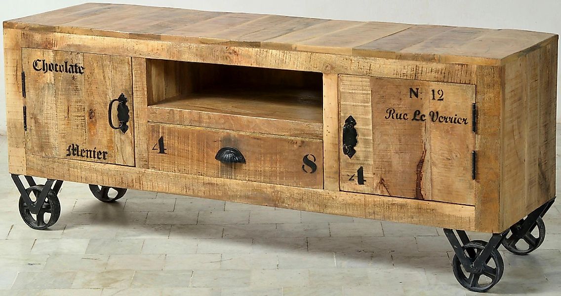 SIT Lowboard "Rustic", im Factory design, Breite 140 cm, Shabby Chic, Vinta günstig online kaufen
